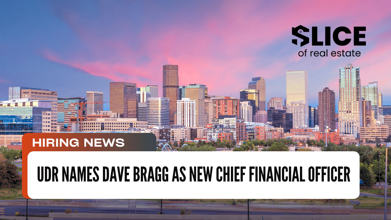 UDR Names Dave Bragg as New Chief Financial Officer